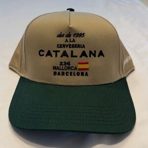 Pirate Worldwide BARCELONA HAT (BEIGE/GREEN)